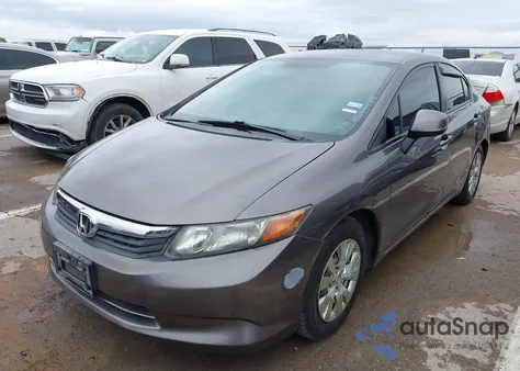 2012 Honda Civic Lx from USA, damaged, VIN 19XFB2F57CE362793